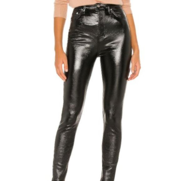 Free People Phoenix Liquid Coated Skinny Jean NWT - Picture 2 of 8